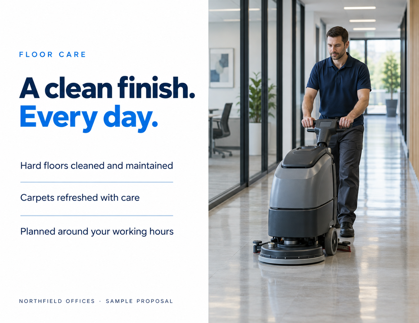Hard surface floor care page